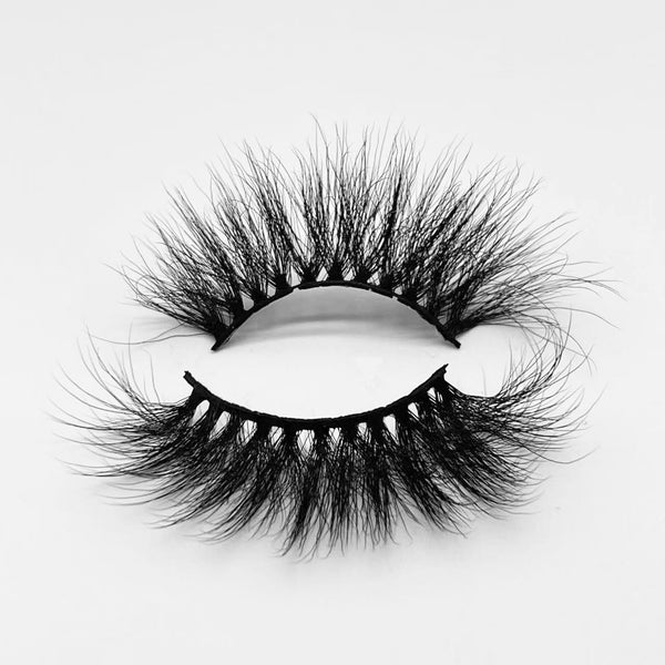 25mm regular 3D false lashes B697A-25 wholesale long faux mink eyelashes