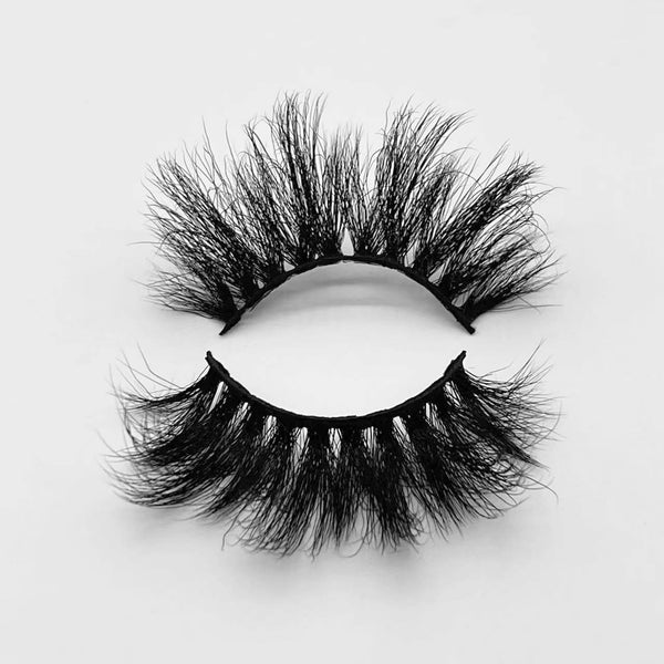 25mm regular 3D false lashes B15-25 wholesale long faux mink eyelashes