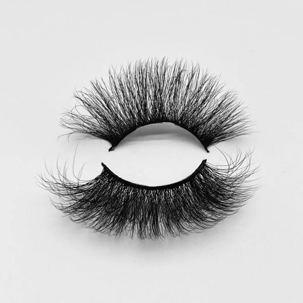25mm regular 3D false lashes B41X-25 wholesale long faux mink eyelashes