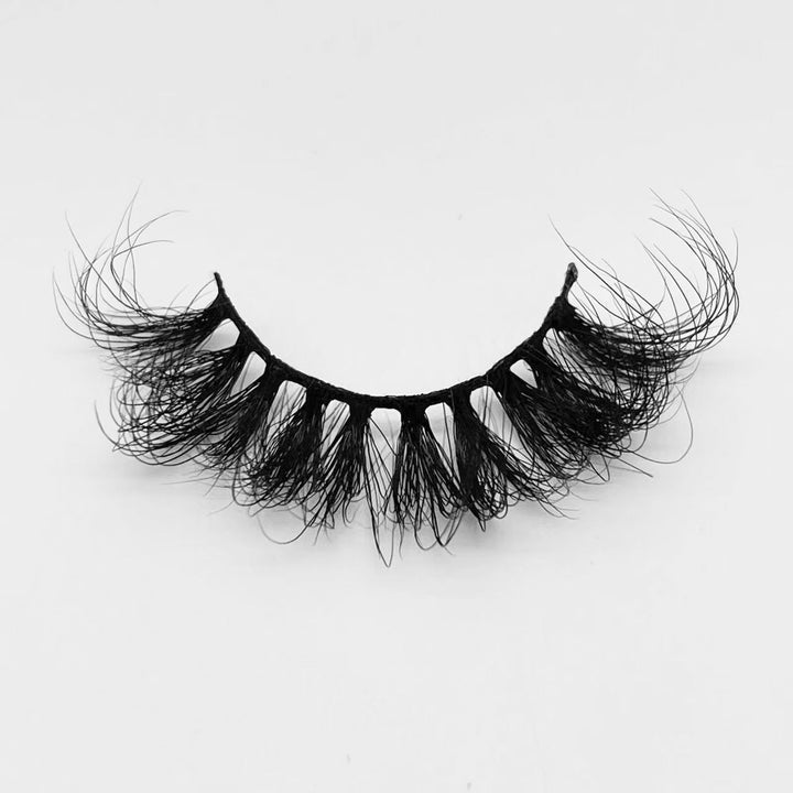 45C-F 25mm Fluffy Real Mink Russian Eyelashes - bamylash