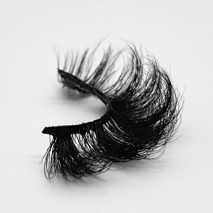 8809F Real Mink Russian Eyelash 20mm Fluffy False Lashes - bamylash