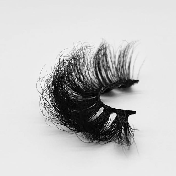 70A-F 25mm Fluffy Real Mink Russian Eyelashes - bamylash