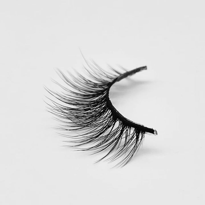 D233N False Lashes Faux Mink Eyelashes - bamylash