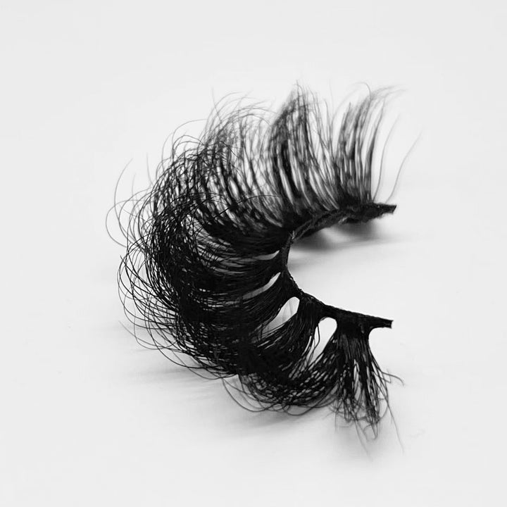 70A-F 25mm Fluffy Real Mink Russian Eyelashes - bamylash