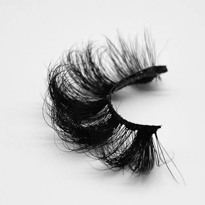 8809F Real Mink Russian Eyelash 20mm Fluffy False Lashes - bamylash