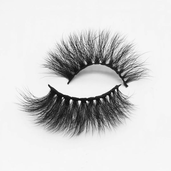 20mm faux mink lashes B611-20 wholesale 3D false eyelashes