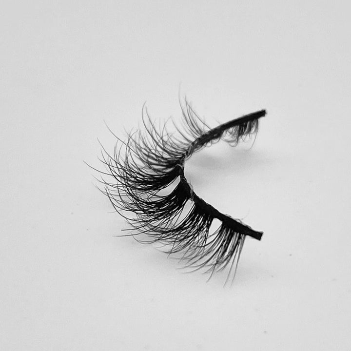 12 mm Real Mink Eyelashes Wholesale Short Lashes Y22 - bamylash