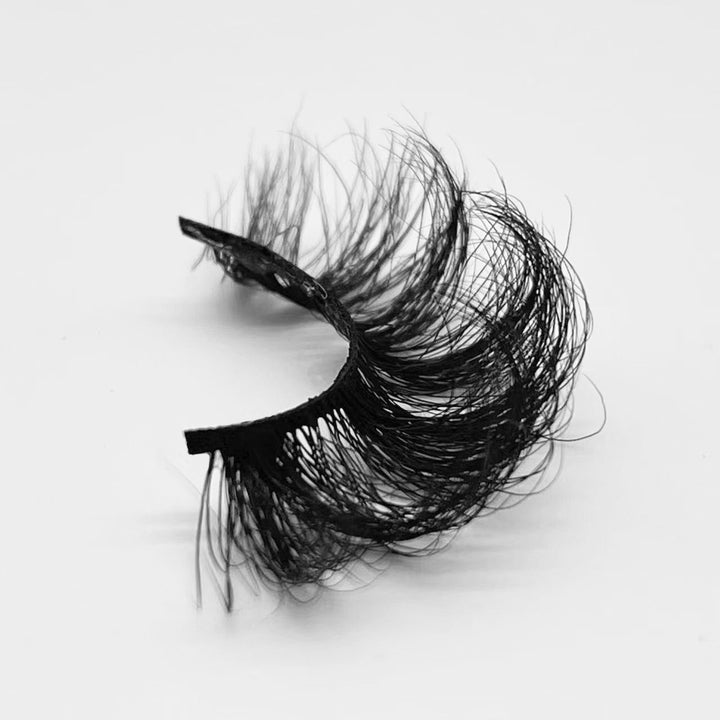 618A-F 25mm Fluffy Real Mink Russian Eyelashes - bamylash