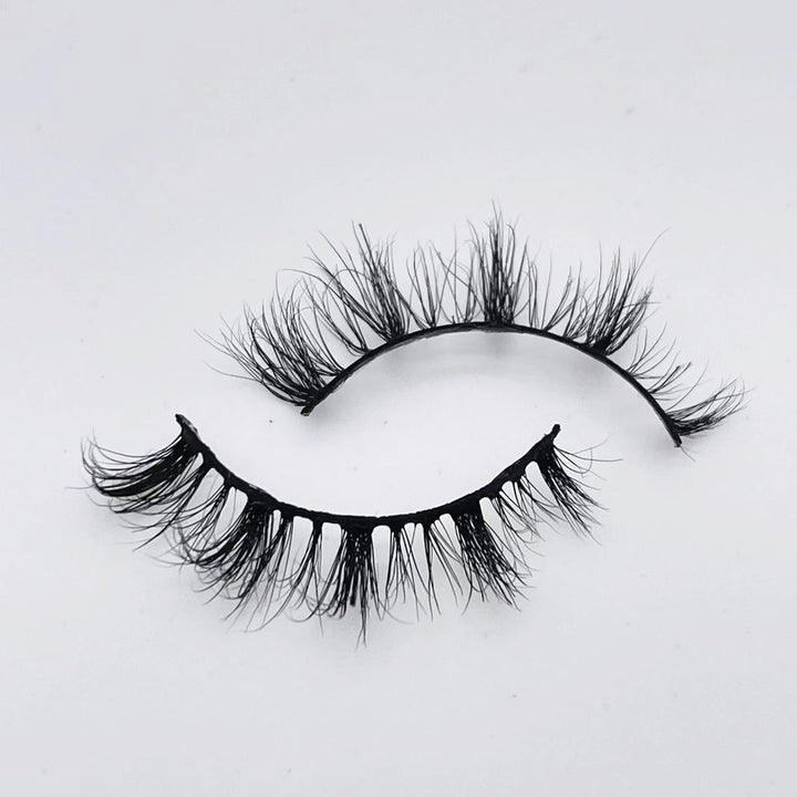 12 mm Real Mink Eyelashes Wholesale Short Lashes Y28 - bamylash