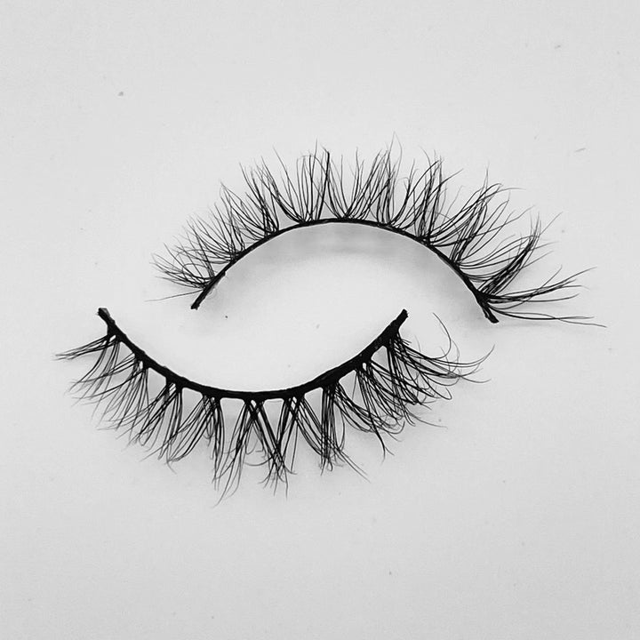 12 mm Real Mink Eyelashes Wholesale Short Lashes Y23 - bamylash