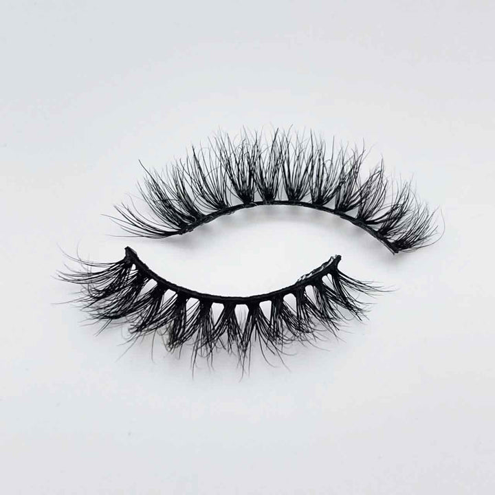 12 mm Real Mink Eyelashes Wholesale Short Lashes Y12 - bamylash