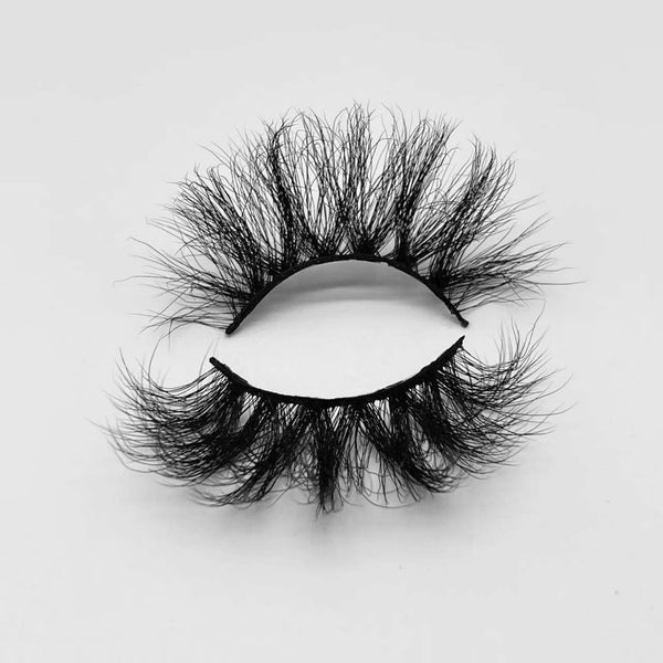 25mm regular 3D false lashes B632A-25 wholesale long faux mink eyelashes