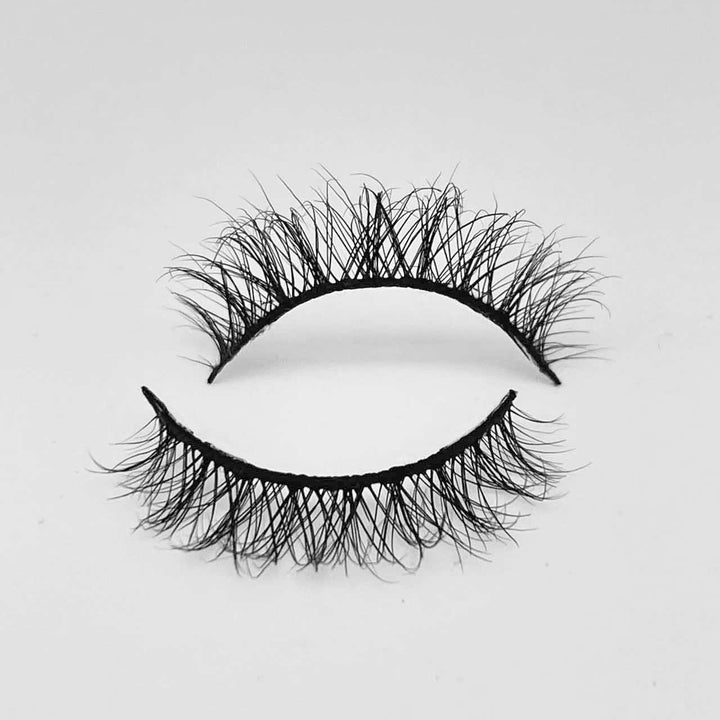 12 mm Real Mink Eyelashes Wholesale Short Lashes Y19 - bamylash