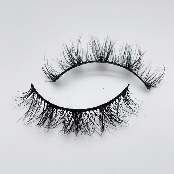 12 mm Real Mink Eyelashes Wholesale Short Lashes Y01 - bamylash