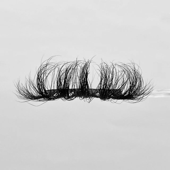 632A-F 25mm Fluffy Real Mink Russian Eyelashes - bamylash