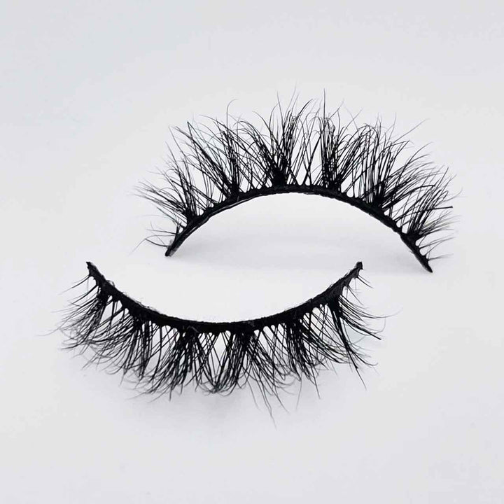 12 mm Real Mink Eyelashes Wholesale Short Lashes Y08 - bamylash