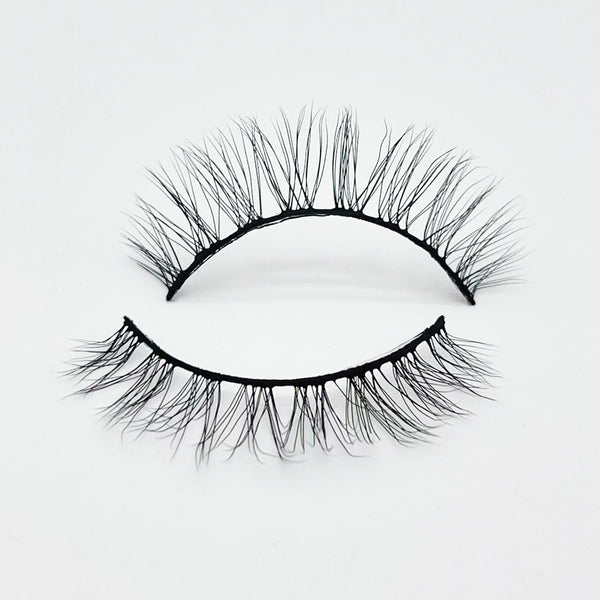 10mm short natural lashes DT9 Wholesale 3D faux mink eyelashes