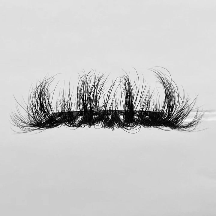 145A-F 25mm Fluffy Real Mink Russian Eyelashes - bamylash