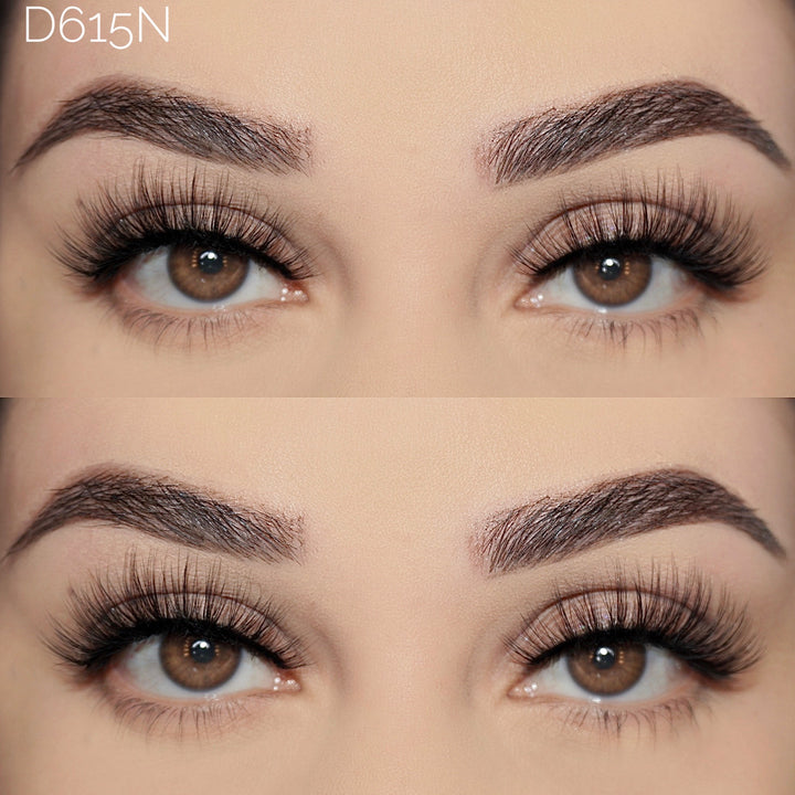 D615N Faux Mink Eyelash Wholesale 15mm 3d faux mink lashes – bamylash