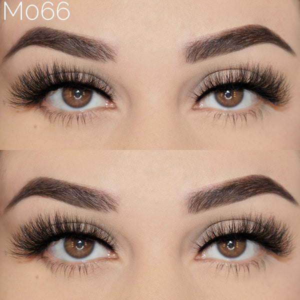 15mm mink eyelashes wholesale false lashes M066 - bamylash