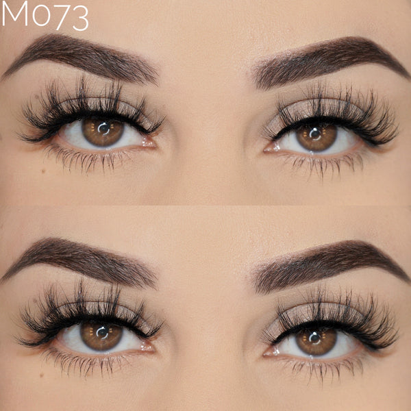 15mm mink eyelashes wholesale false lashes M073 - bamylash