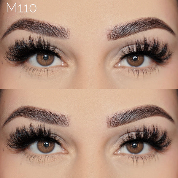 15mm mink eyelashes wholesale false lashes M110 - bamylash