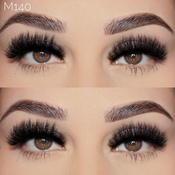 15mm mink eyelashes wholesale false lashes M140 - bamylash