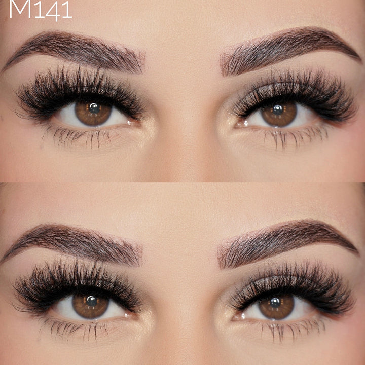 15mm mink eyelashes wholesale false lashes M141 - bamylash