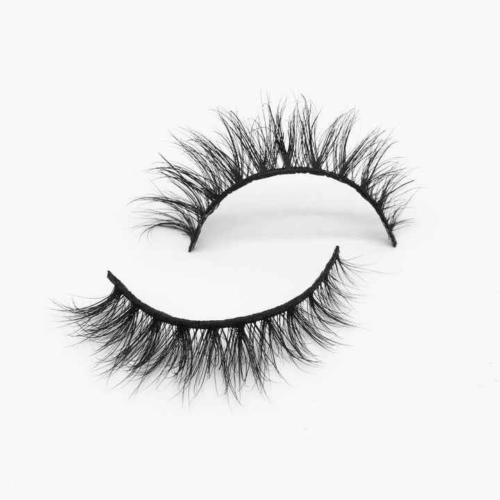 10mm Natural Mink Eyelashes Short False Lashes ST5 - bamylash