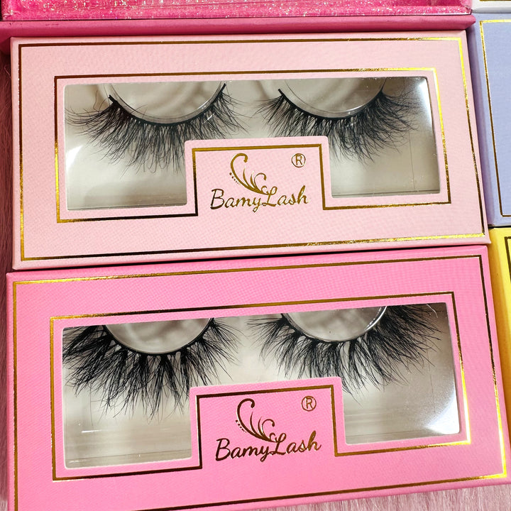 giveaway randomaly 6 pairs luxury eyelash with 1 strong lash glue - bamylash