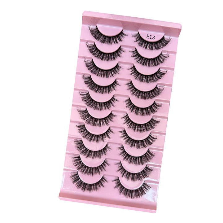 10 pairs lashes,Deep curl style and regular style lashes - bamylash