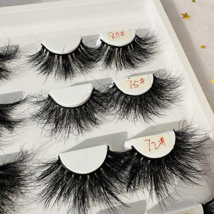 1 plate real    10 pairs eyelashes - bamylash