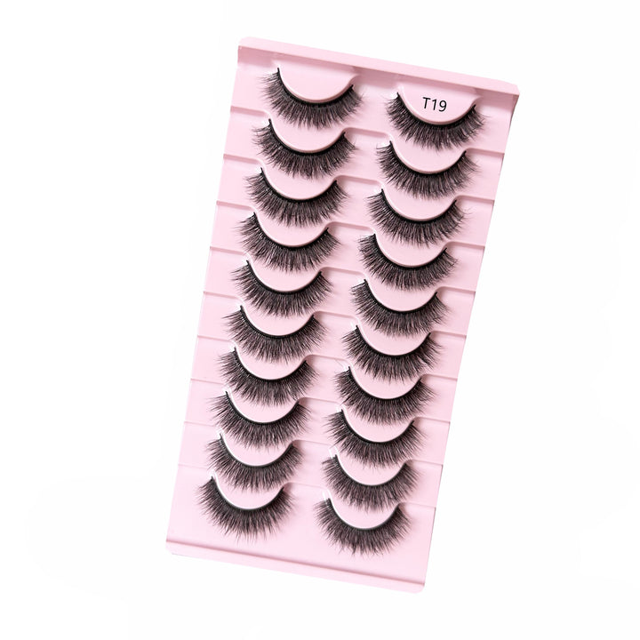 10 pairs lashes,Deep curl style and regular style lashes - bamylash