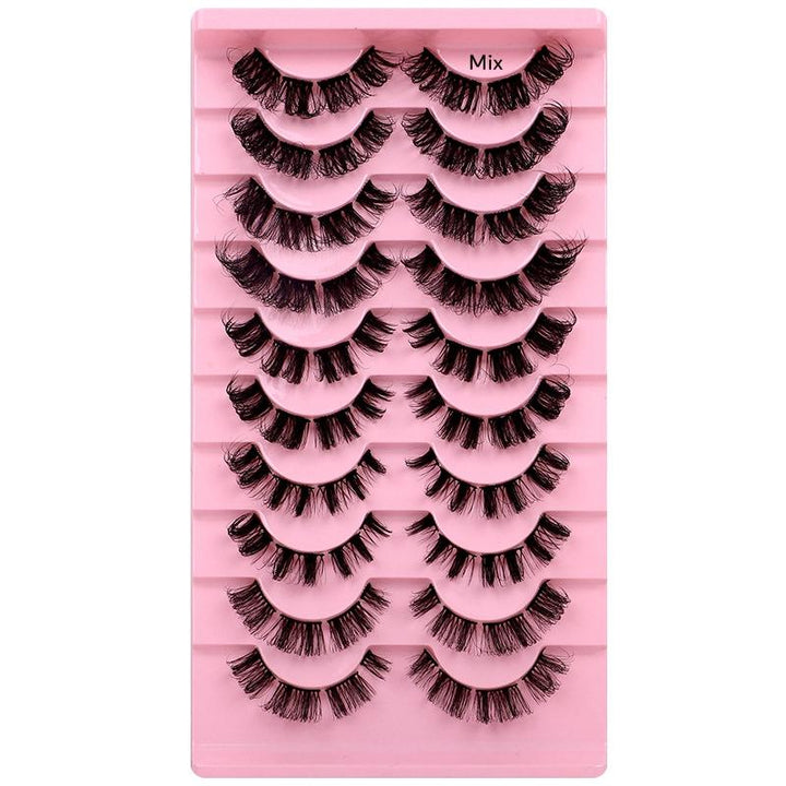 DD curl cluster strip eyelash extension style cluster lashes - bamylash